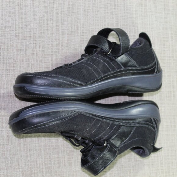 Ortho Feet Black Orthodic Sneakers - LIKE NEW - Sz 10W - Picture 3 of 6
